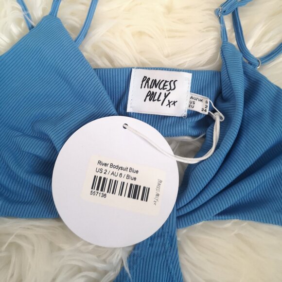 NWT Princess Polly River Bodysuit in Blue - Size 2 - Picture 4 of 7